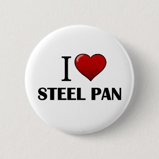 I Liebe-Stahlwannen-Knopf Button