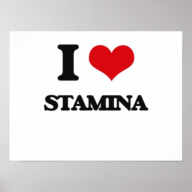 I Liebe Stamina Poster (Vorne)