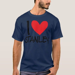 I Liebe Stanley Name Herz Personalisiert Männer Ty T-Shirt