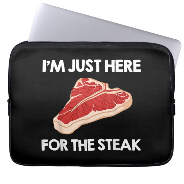 I Liebe Steak Gift Ribeye House Laptopschutzhülle (Vorderseite)