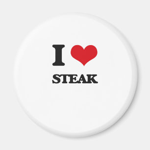 I Liebe-Steak Magnet