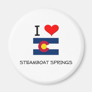 I Liebe STEAMBOAT SPRINGS Colorado Magnet