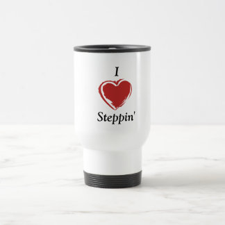 I Liebe Steppin Reise-Tasse Reisebecher