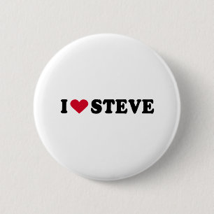 I LIEBE STEVE BUTTON