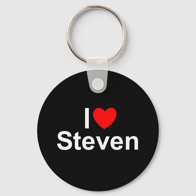 I Liebe Steven Schlüsselanhänger (Vorderseite)