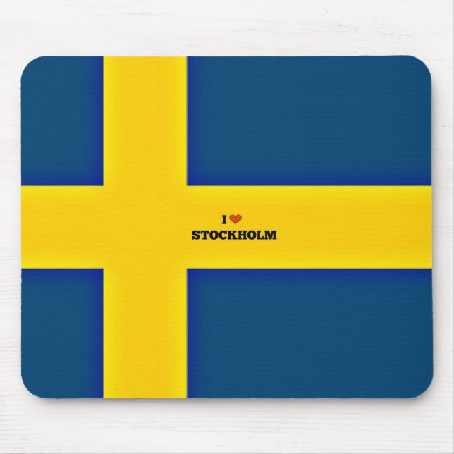 I Liebe Stockholm Mousepad (Vorne)