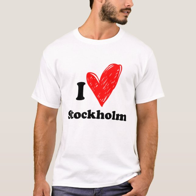 I Liebe Stockholmer T - Shirt (Vorderseite)