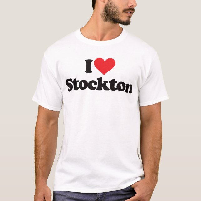 I Liebe Stockton T-Shirt (Vorderseite)