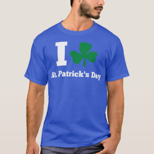 I LIEBE STPATRICK TAG weiß T-Shirt
