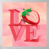 I LIEBE STRAWBERRY | Poster