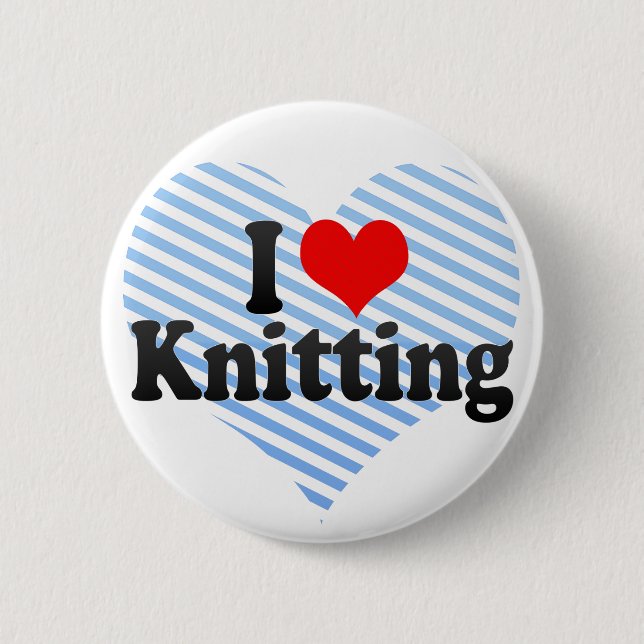 I Liebe-Stricken Button (Vorderseite)