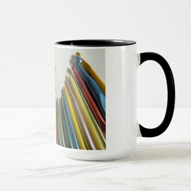 I Liebe-Strickenu. Häkelarbeit-Tasse Tasse (Rechts)