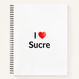 I Liebe Sucre Notizbuch