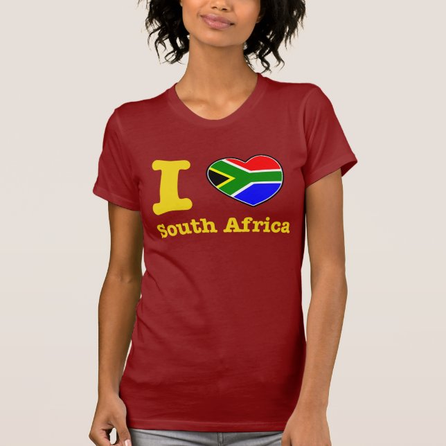 I Liebe Südafrika T-Shirt (Vorderseite)