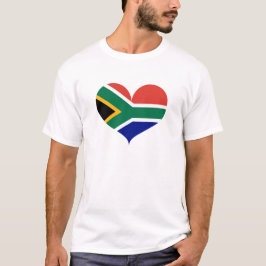 I Liebe Südafrikanische Flagge T-Shirt
