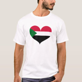 I Liebe "Sudan Flag" T-Shirt
