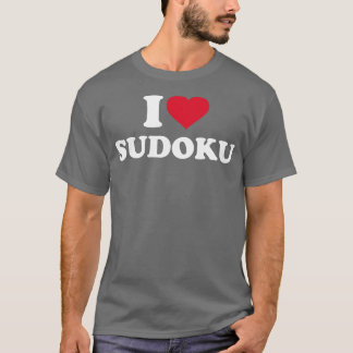 I Liebe Sudoku T-Shirt