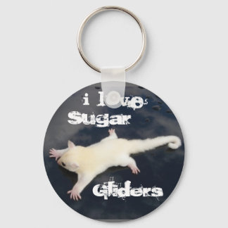 I Liebe Sugar Gliders =Outbackgliders.com Schlüsselanhänger