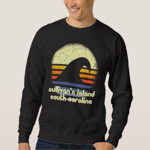 I Liebe Sullivans Island South Carolina Ocean Wave Sweatshirt