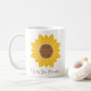 I Liebe Sun Blume Tasse