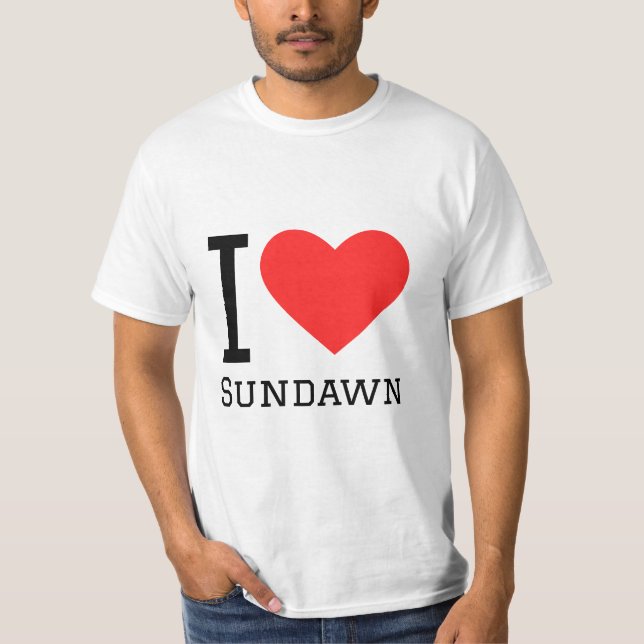 I Liebe sundawn T-Shirt (Vorderseite)