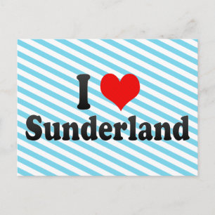I Liebe Sunderland, Vereinigtes Königreich Postkarte