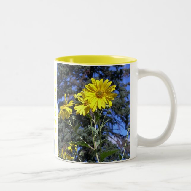 I LIEBE SUNFLOWERS TASSE PICS x2 (Rechts)