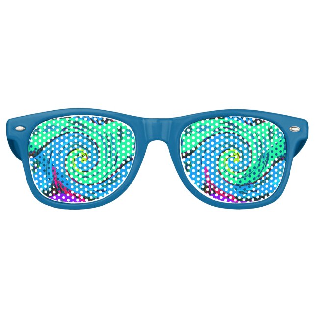 I Liebe Surfen Hakuna Matata Waves Party Shades Partybrille (Vorderseite)