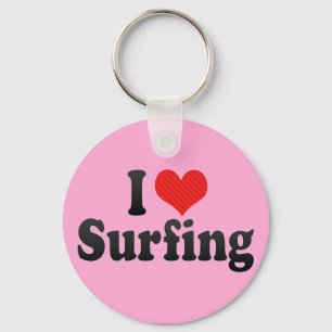 I Liebe-Surfen Schlüsselanhänger