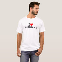 I Liebe Suriname Land wie Herztourismus