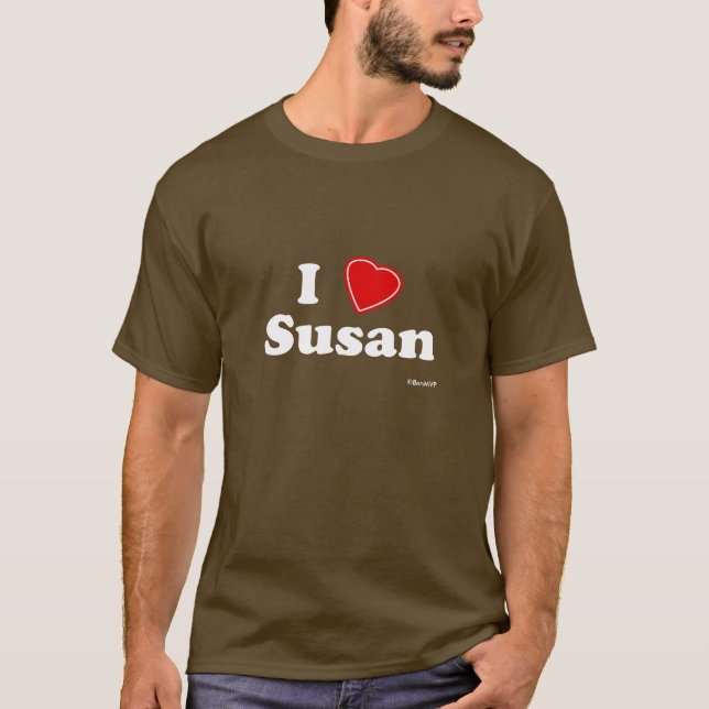 I Liebe Susan T-Shirt (Vorderseite)