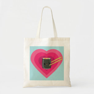 I Liebe-Sushi Kawaii Sushi-Rolle Tragetasche