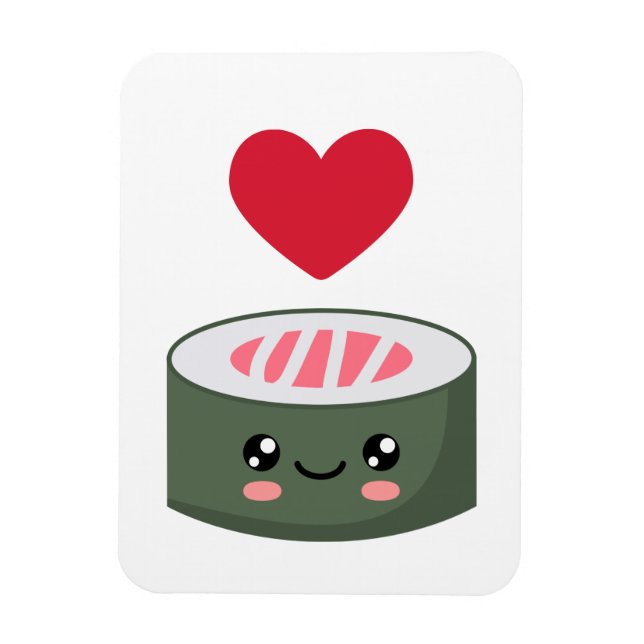 I Liebe Sushi Magnet (Vertikal)