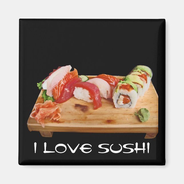 I Liebe Sushi Magnet (Vorne)