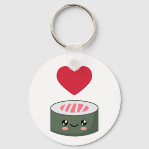 I Liebe Sushi Schlüsselanhänger
