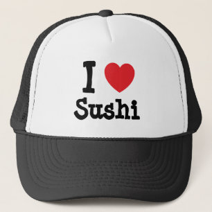 I Liebe Sushi T - Shirt Truckerkappe