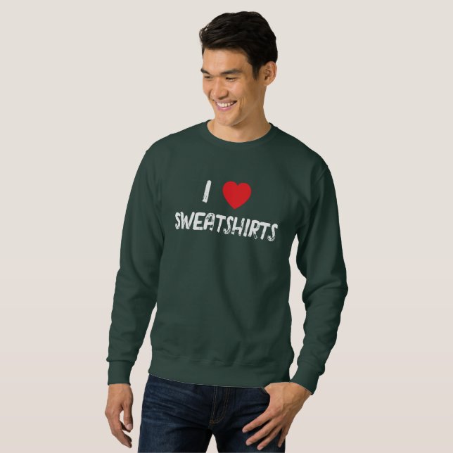 I Liebe Sweatshirts T - Shirt (Vorne ganz)