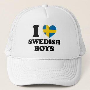 I Liebe Swedish Boys Truckerkappe
