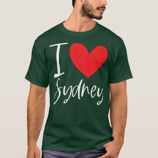 I Liebe Sydney Name Personalisiert Girl Beste Freu T-Shirt