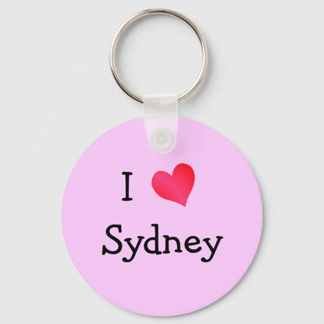I Liebe Sydney Schlüsselanhänger (Vorderseite)