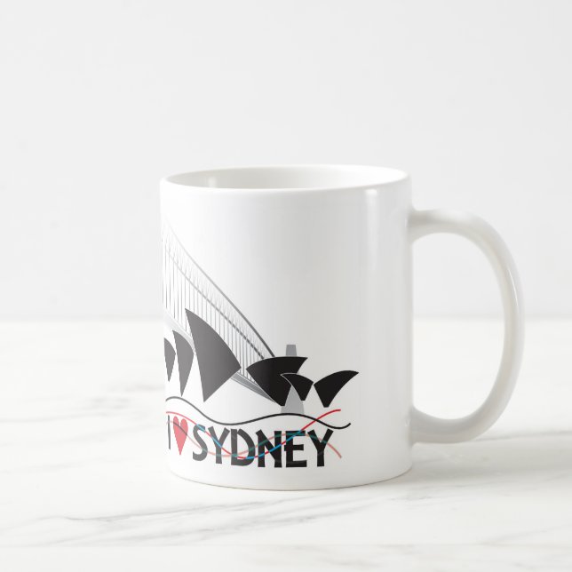 I Liebe-Sydney-Tasse Kaffeetasse (Rechts)