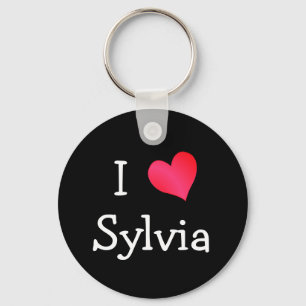 I Liebe Sylvia Schlüsselanhänger
