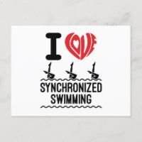 I Liebe Synchronschwimmen
