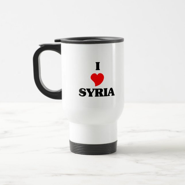 I Liebe Syrien Reisebecher (Links)