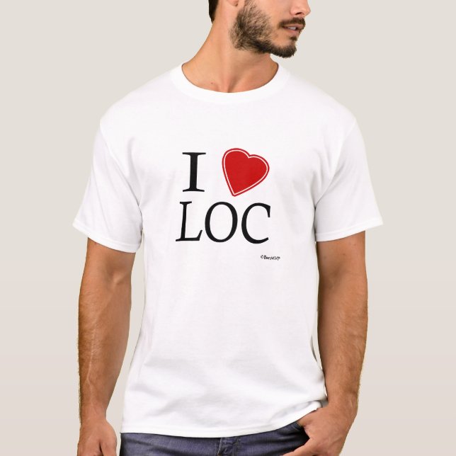 I Liebe T-Shirt (Vorderseite)