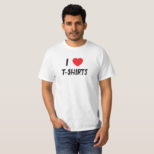 I LIEBE T - SHIRT T - SHIRT (Vorne ganz)