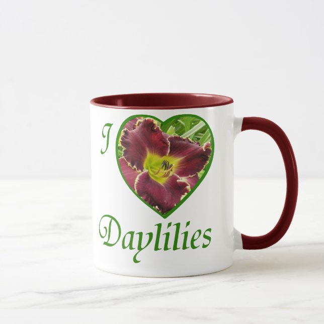 I Liebe-Taglilie-Tasse Tasse (Rechts)