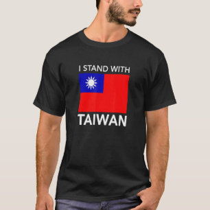 I Liebe Taiwan Flaggen Taiwanesisch Stolz I Stand T-Shirt
