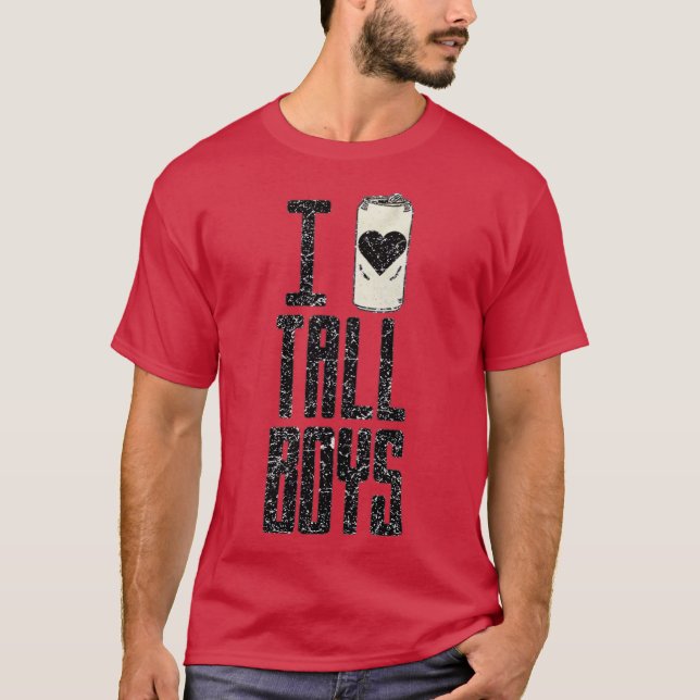 I Liebe Tall Boys T-Shirt (Vorderseite)
