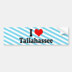 I Liebe Tallahassee, Vereinigte Staaten Autoaufkleber